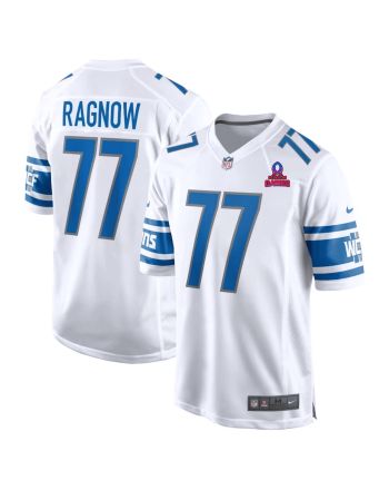 Frank Ragnow 77 Detroit Lions 2024 Pro Bowl Patch Game Men Jersey - White