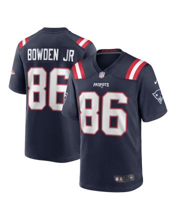 Lynn Bowden Jr. 86 New England Patriots Game Men Jersey - Navy