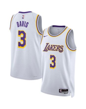 Anthony Davis 3 Los Angeles Lakers Men 2022/23 Swingman Jersey - Association Edition