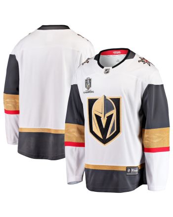 Vegas Golden Knights 2023 Stanley Cup Champions Patch Away Breakaway Jersey - White