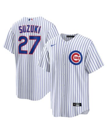 Seiya Suzuki 27 Chicago Cubs Home Men Jersey - White