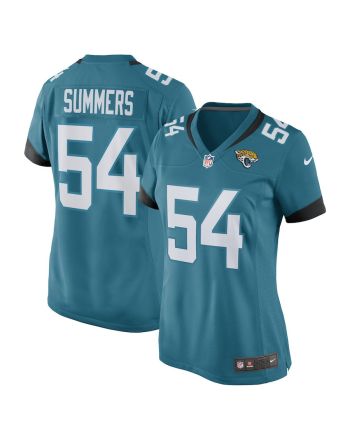 Ty Summers Jacksonville Jaguars Women's Game Player Jersey - Teal