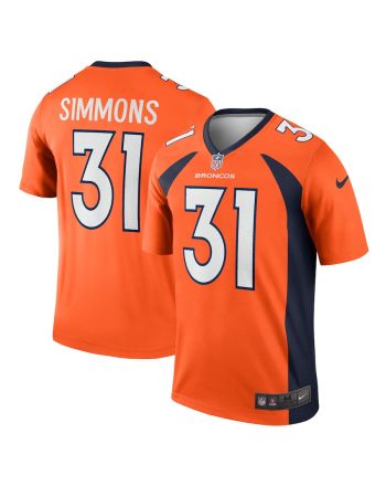 Justin Simmons Denver Broncos Legend Jersey - Orange