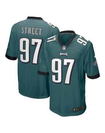 Kentavius Street 97 Philadelphia Eagles Game Men Jersey - Midnight Green