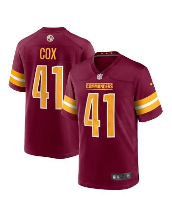 Jabril Cox 41 Washington Commanders Men Game Jersey - Burgundy