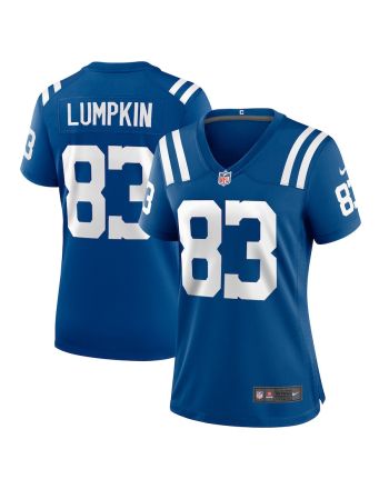 Johnny Lumpkin 83 Indianapolis Colts Women Team Game Jersey - Royal