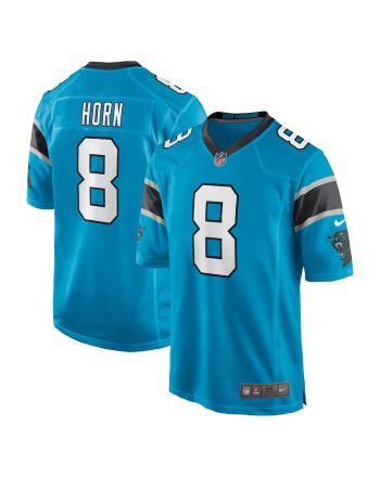 Jaycee Horn 8 Carolina Panthers Game Jersey - Blue