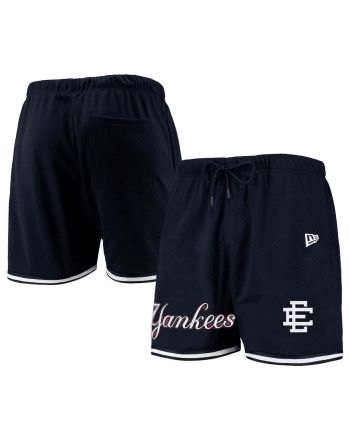 New York Yankees Team Standard Men Mesh Shorts - Navy