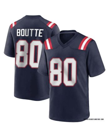 Kayshon Boutte 80 New England Patriots Men Game Jersey - Navy