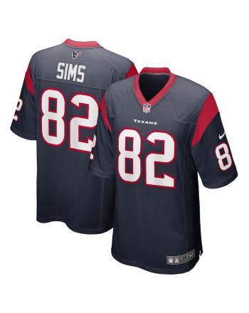 Steven Sims 82 Houston Texans Game Men Jersey - Navy