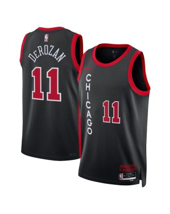 DeMar DeRozan 11 Chicago Bulls 2023/24 City Edition Swingman Jersey - Black