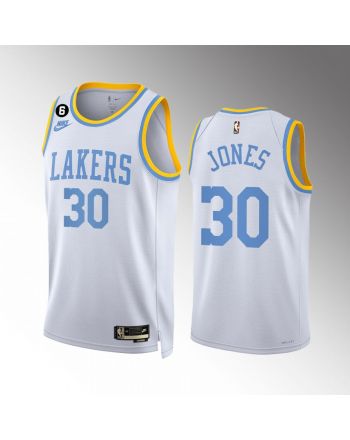 Damian Jones 30 2022-23 Los Angeles Lakers White Classic Edition Jersey