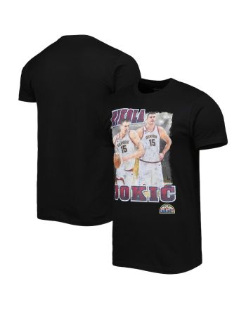 Nikola Jokic Denver Nuggets Stadium Essentials City Edition Double Double Player T-Shirt - Black