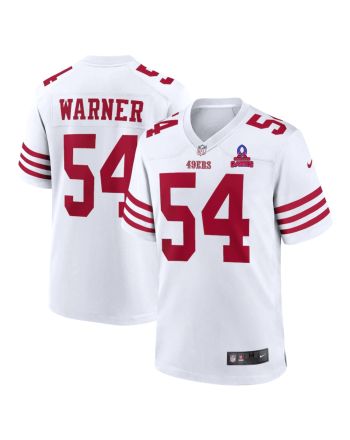 Fred Warner 54 San Francisco 49ers 2024 Pro Bowl Patch Game Men Jersey - White