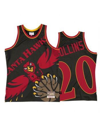 Atlanta Hawks John Collins 20 Black Big Face 2.0 Jersey