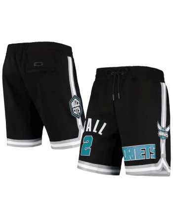 LaMelo Ball 2 Charlotte Hornets Team Black Player Shorts - Men