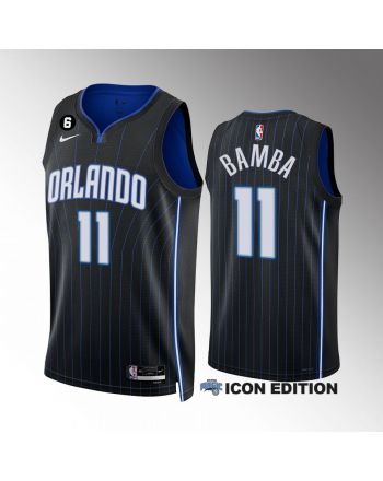 Orlando Magic Mo Bamba 11 2022-23 Icon Edition Black Jersey Swingman