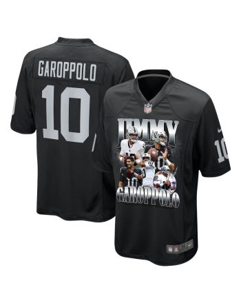 Jimmy Garoppolo 10 Las Vegas Raiders Gold Legend Men Game Jersey - Black