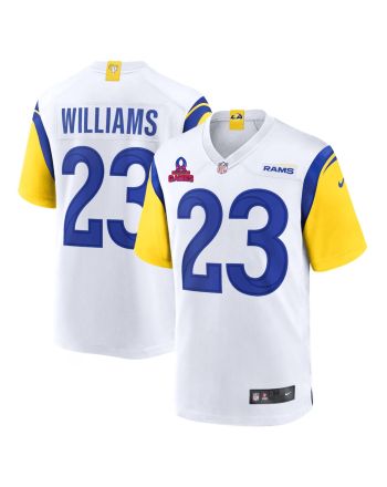 Kyren Williams 23 Los Angeles Rams 2024 Pro Bowl Patch Alternate Game Men Jersey - White