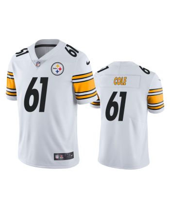 Mason Cole 61 Pittsburgh Steelers White Vapor Limited Jersey