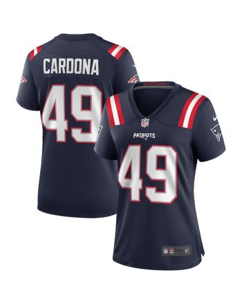 Joe Cardona 49 New England Patriots Women Game Jersey - Navy