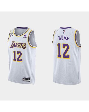 Los Angeles Lakers Kendrick Nunn 12 2022-23 Association Edition White Men Jersey Swingman