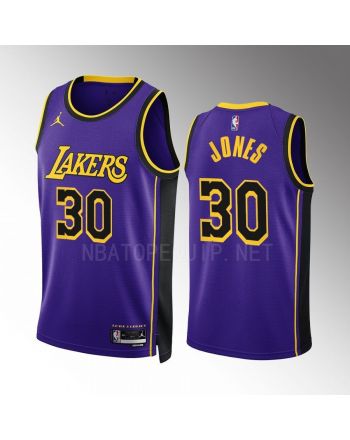 Los Angeles Lakers Damian Jones 30 2022-23 Statement Edition Purple Jersey