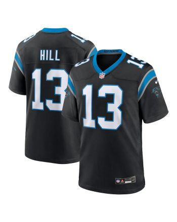 Troy Hill 13 Carolina Panthers Men's Team Game Jersey - Black