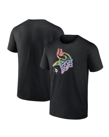 Minnesota Vikings Pride Logo T-Shirt - Black