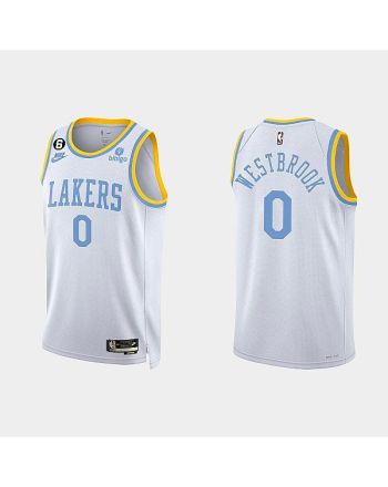 Los Angeles Lakers Russell Westbrook 0 2022-23 Classic Edition White Men Jersey