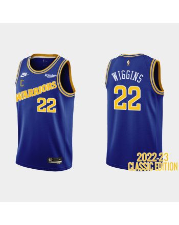 Golden State Warriors Andrew Wiggins 22 2022-23 Classic Edition Royal Men Jersey