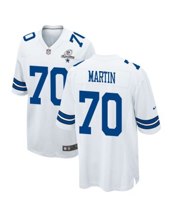 Zack Martin 70 Dallas Cowboys 2023 Playoffs Patch Game Men Jersey - White