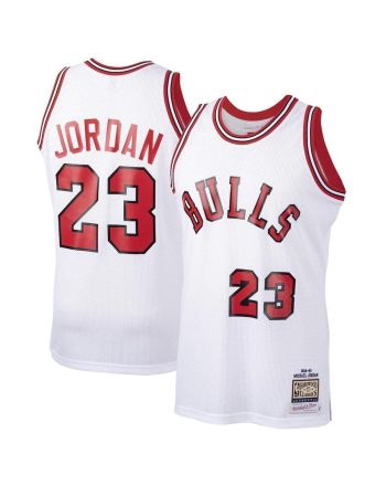 Michael Jordan Chicago Bulls Mitchell & Ness 1984-85 Hardwood Classics Rookiejersey - White Jersey