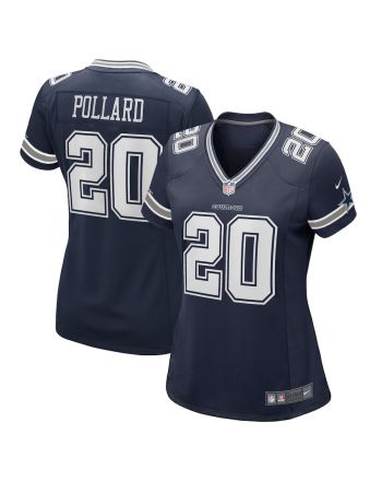 Tony Pollard 20 Dallas Cowboys Women's Game Player Jersey - Navy