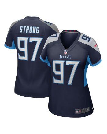 Kevin Strong Tennessee Titans Women's Game Player Jersey - Navy