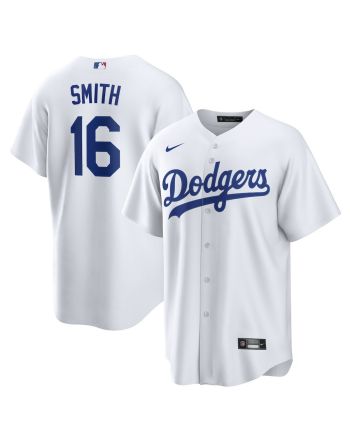 Will Smith 16 Los Angeles Dodgers Home Men Jersey - White