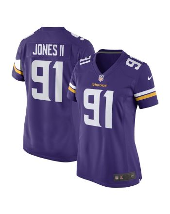 Patrick Jones II 91 Minnesota Vikings Women Game Jersey - Purple