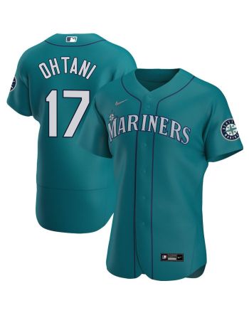 Shohei Ohtani 17 Seattle Mariners Men Alternate Elite Jersey - Aqua