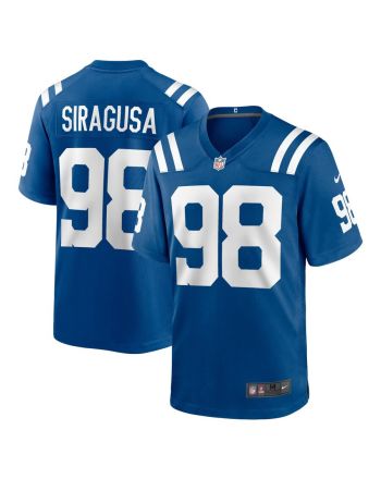 Tony Siragusa Indianapolis Colts Game Retired Player Jersey - Royal