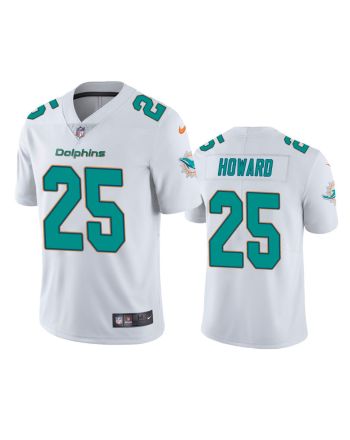 Xavien Howard 25 Miami Dolphins White Vapor Limited Jersey