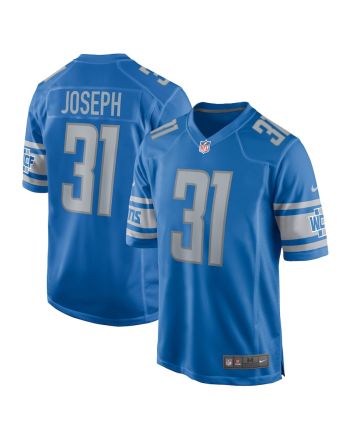 Kerby Joseph 31 Detroit Lions Player Game Jersey - Blue