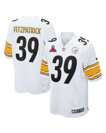 Minkah Fitzpatrick 39 Pittsburgh Steelers 2024 Pro Bowl Patch Game Men Jersey - White