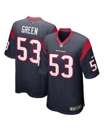 Kendrick Green 53 Houston Texans Men Team Game Jersey - Navy