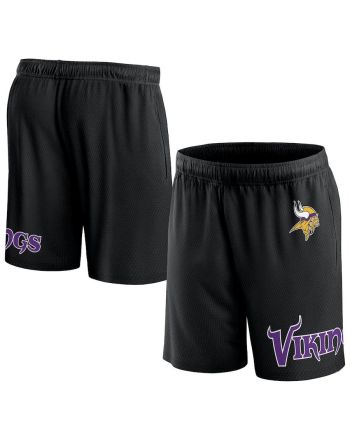 Minnesota Vikings Team Black Clincher Shorts - Men