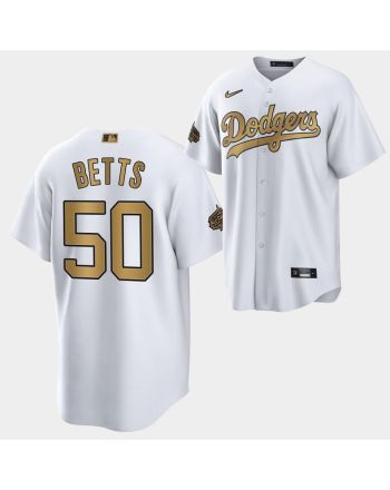 Los Angeles Dodgers Mookie Betts 2022-23 All-Star 50 White Jersey