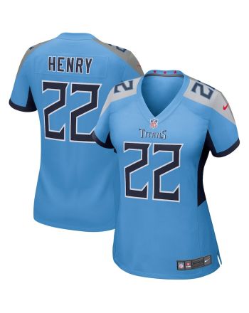 Derrick Henry 22 Tennessee Titans Women Game Jersey - Light Blue