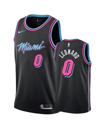 Men's Miami Heat Meyers Leonard 0 City Men's Jersey