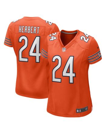 Khalil Herbert 24 Chicago Bears Women's Alternate Game Player Jersey - Orange