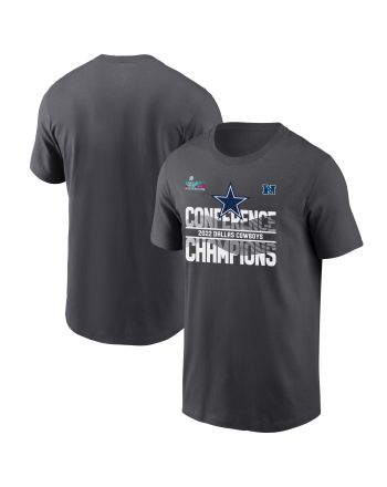 Dallas Cowboys 2022 NFC Conference Champions T-Shirt - Anthracite