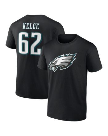 Jason Kelce 62 Philadelphia Eagles Unisex T-Shirt - Black